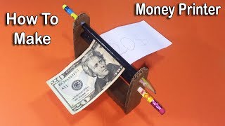 How to Make Money Printer Machine Magic  Easy Trick Life Hack [upl. by Anerres299]