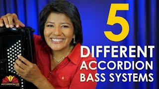 5 Different Accordion Bass Systems  All About The Accordion Bass Buttons [upl. by Cherian]