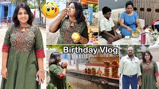 5 AM Routine  Birthday Vlog  Marundeeswarar Temple  Karthikha Channel Vlog [upl. by Yeliab39]