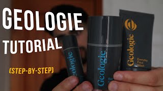 How To Geologie Skin Care Routine StepbyStep Tutorial For Men [upl. by Coward]