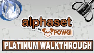 Alphaset by POWGI Platinum Walkthrough  PS4 amp Vita Crossbuy  Easy Platinum [upl. by Natanoj]