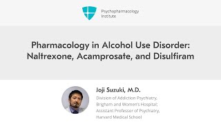 Pharmacology in Alcohol Use Disorder Naltrexone Acamprosate and Disulfiram [upl. by Dyanne608]