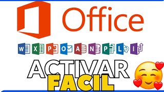 Como activar Microsoft Office Método Facil  EN UN MINUTO [upl. by Lleznol]