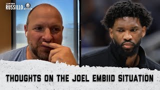 The Embiid Confrontation  The Ryen Russillo Podcast [upl. by Eramal]