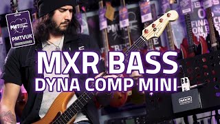 MXR Bass Dyna Comp Mini Pedal Review [upl. by Elleraj]