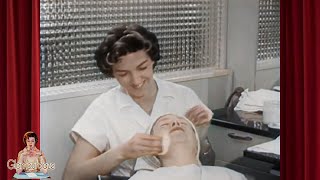 A Visit to a 1950s Beauty Salon Restored and Colorized [upl. by Dorehs333]