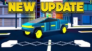 NEW CYBERTRUCK amp SPIKE TRAPS UPDATE ROBLOX Jailbreak [upl. by Ahrendt]