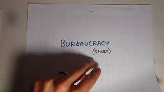 bureaucracy short [upl. by Imalda]