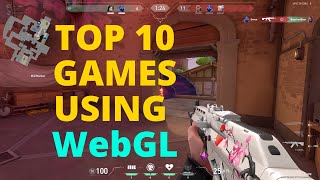 Top 10 Games using WebGL  Javascript  BGMI [upl. by Domella]