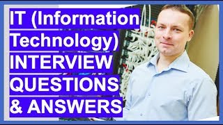 IT INFORMATION TECHNOLOGY Interview Questions And Answers [upl. by Edd]