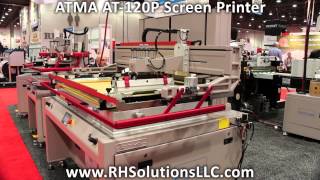 ATMA AT120P Flat Screen Printer [upl. by Odidnac]