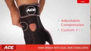 ACE™ Brand Knee Brace with Dual Side Stabilizers [upl. by Nirik962]