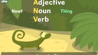 Nessy Reading Strategy Amazing Newts Vibrate Adjective Noun Verb [upl. by Llenwahs]