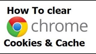 How To Clear Cache and Cookies In Chrome 2019 [upl. by Crutcher]