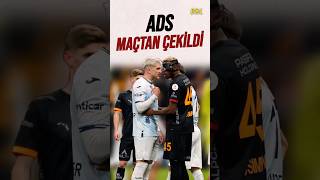 ADANA DEMİRSPOR GALATASARAY MAÇINDA SAHADAN ÇEKİLDİ [upl. by Ahsinor]