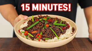 MONGOLIAN GROUND BEEF In 15 Minutes [upl. by Benito194]