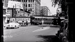 1945 Interurban Trains  The Transport Company Milwaukee Electric Lines Milwaukee Wisconsin [upl. by Anyk941]