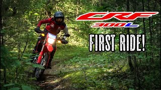 2022 CRF300L  First Ride amp Thoughts [upl. by Nerval]