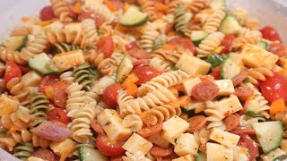 Zesty Italian Pasta Salad [upl. by Eilram]