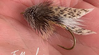 Tying a Muddler Minnow streamer fly by Fabien Moulin [upl. by Aikenat]