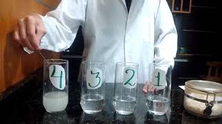 Experimento Química Disoluciones Químicas [upl. by Eletnahc744]