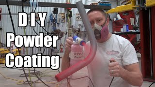 DIY Powder Coating  How to  Eastwood Co Kit Try Out [upl. by Reese]