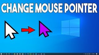 How To Change Mouse Pointer Color and Size in Windows 10 [upl. by Sivahc]