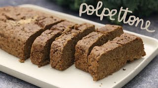 POLPETTONE di lenticchie  Secondo perfetto per Natale vegan [upl. by Pandora]