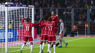 VOLENDAM VS ALMERE  PES 2021 GAMEPLAY [upl. by O'Carroll]