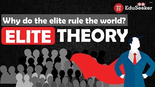 Elite Theory Power Elite Democratic Elitism  Pareto Mosca C Wright Mills Schumpeter Hindi [upl. by Audrye]