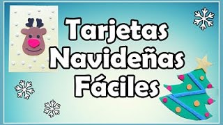 Cómo Hacer Tarjetas Para NAVIDAD Fáciles [upl. by Aivad]