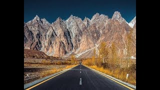 Karakoram Highway Toward Passu cones HD  YouTube [upl. by Garling954]