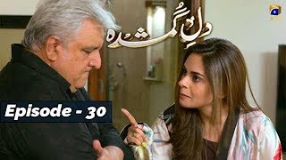 DileGumshuda  EP 30  8th Nov 2019  HAR PAL GEO DRAMAS [upl. by Tandi]