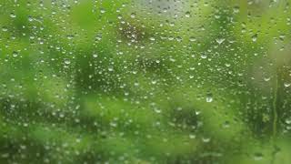 gentle rain sounds for sleeping 3 hours  Relaxing Rain on window  insomniameditationstudy [upl. by O'Shee]