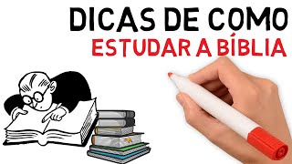 13 dicas de Como ESTUDAR a BÍBLIA  55 [upl. by Torbart474]