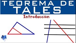 Teorema de Tales  Introducción [upl. by Marika]