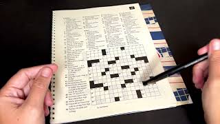 ASMR whispered Monday Crossword [upl. by Anyar]