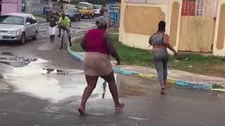 2 big woman fighting over man in jamaica must watch video [upl. by Denis]