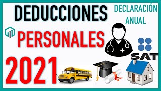 Deducciones Personales para 2021  Declaración Anual 2020 [upl. by Lebam994]