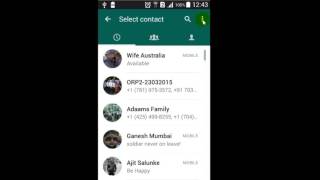 How to forward a message in Whatsapp [upl. by Phillipp]