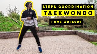 TUTORIAL  Taekwondo Steps Coordination [upl. by Ocinom392]