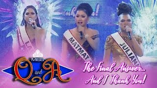 Its Showtime Miss Q and A Grand Finals Miss Q amp A Top 3  The Final Answer [upl. by Notanhoj]