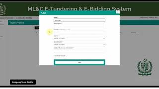 ETendering amp EBidding System  Contractor Login amp Registration in office [upl. by Weig]