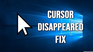 How To FIX Mouse Cursor Disappeared on Windows 10 Problem Keyboard Only Tutorial [upl. by Louis]