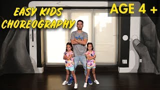 Easy Kids Choreography  Hip Hop Dance Tutorial AGES 4  MihranTV [upl. by Feilak]