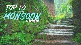 Top 8 Places to Visit During Monsoon in India [upl. by Orfield]