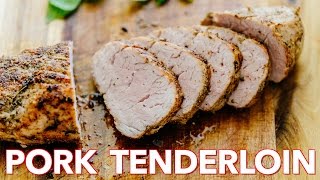 How To Make Roasted Pork Tenderloin  Dinner in 30 Minutes [upl. by Elehcim232]