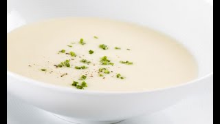 Crema fría de puerros o vichyssoise  Hogarmania [upl. by Oidualc]