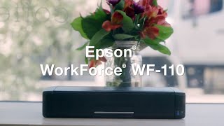 Epson WorkForce WF110 Wireless Mobile Printer  Take a Tour [upl. by Germano]