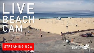 Live Surf Cam Hermosa Beach California [upl. by Aurea]